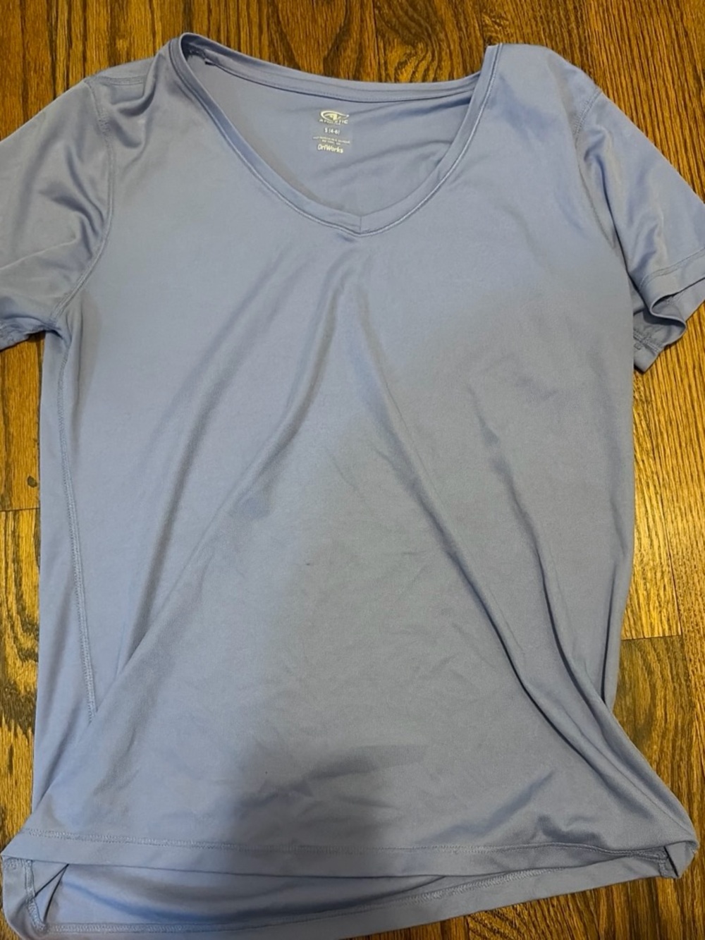 Athletic Works Women’s V-Neck Short Sleeve Tee - Light Periwinkle